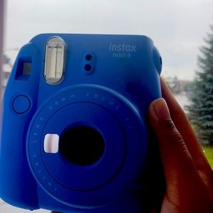 nice aesthetic blue camera
